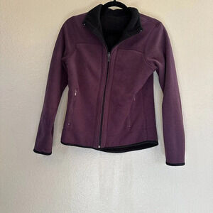 Purple Zip Up Sweatshirt‎